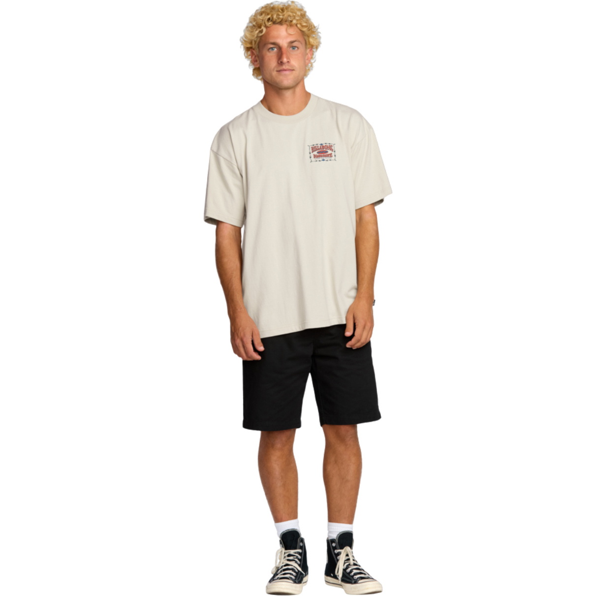 2025 Billabong Double Spread OG T-shirt Til Mænd 24A353518 - Chino